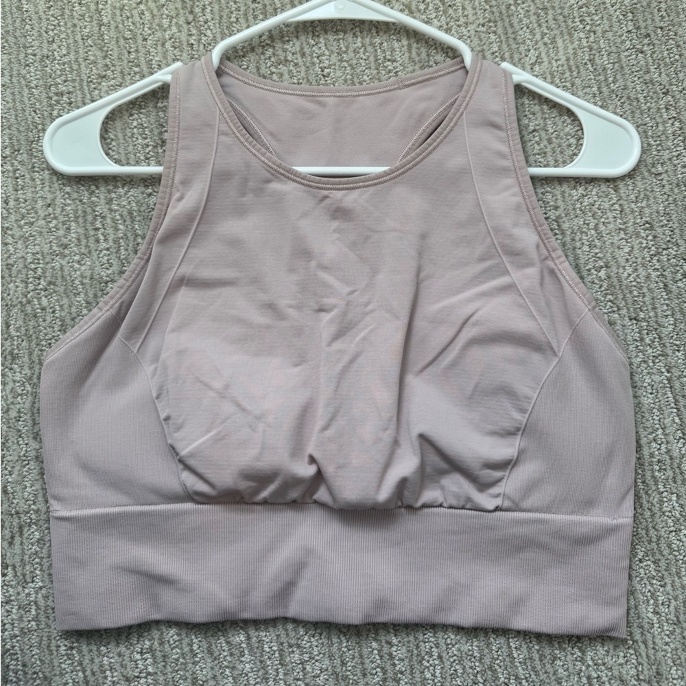 LULULEMON PINK SPORTS BRA (SIZE 10)